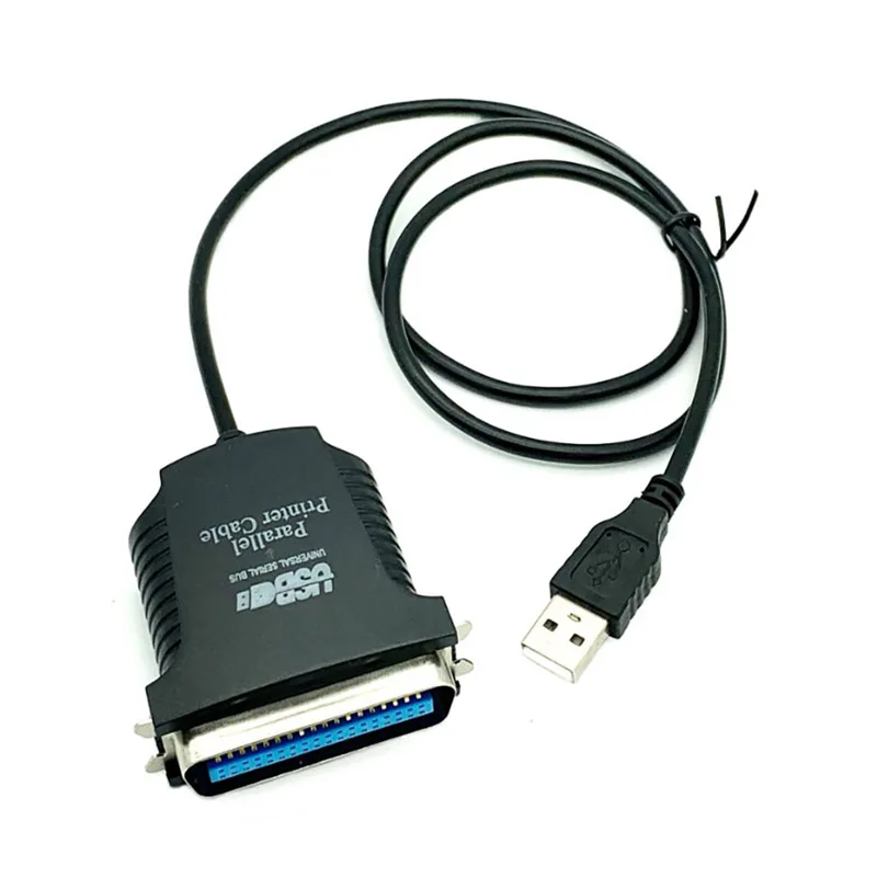 Фото USB 2,0-36-контактный параллельный кабель принтера IEEE 1284, адаптер, двунаправленный параллельный интерфейсный порт для компьютера, ПК, ноутбука №2