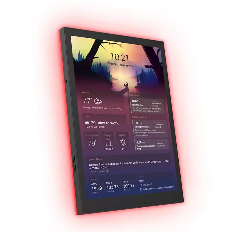 9 7-дюймовая панель управления умным домом Android 13 планшет POE экран 2K 1536*2048P