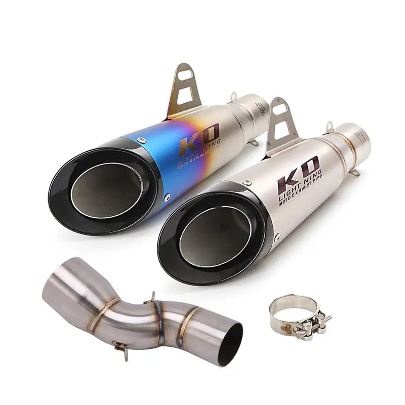 Slip On For Honda CBR1000 2017-2020 Motorcycle Exhaust Pipe Muffler Mid Pipe Connect Tube Stainles Steel Tail Escape 51MM