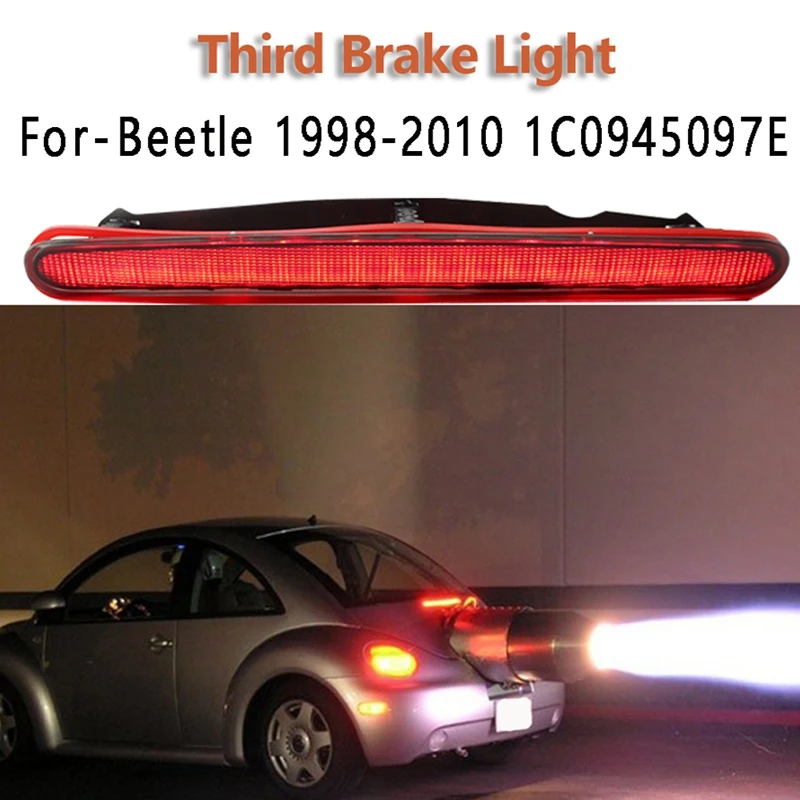 

Автомобильный светодиодный задний стоп-сигнал высокого уровня, Третий Задний стоп светильник для Beetle 1998-2010 1C0945097E
