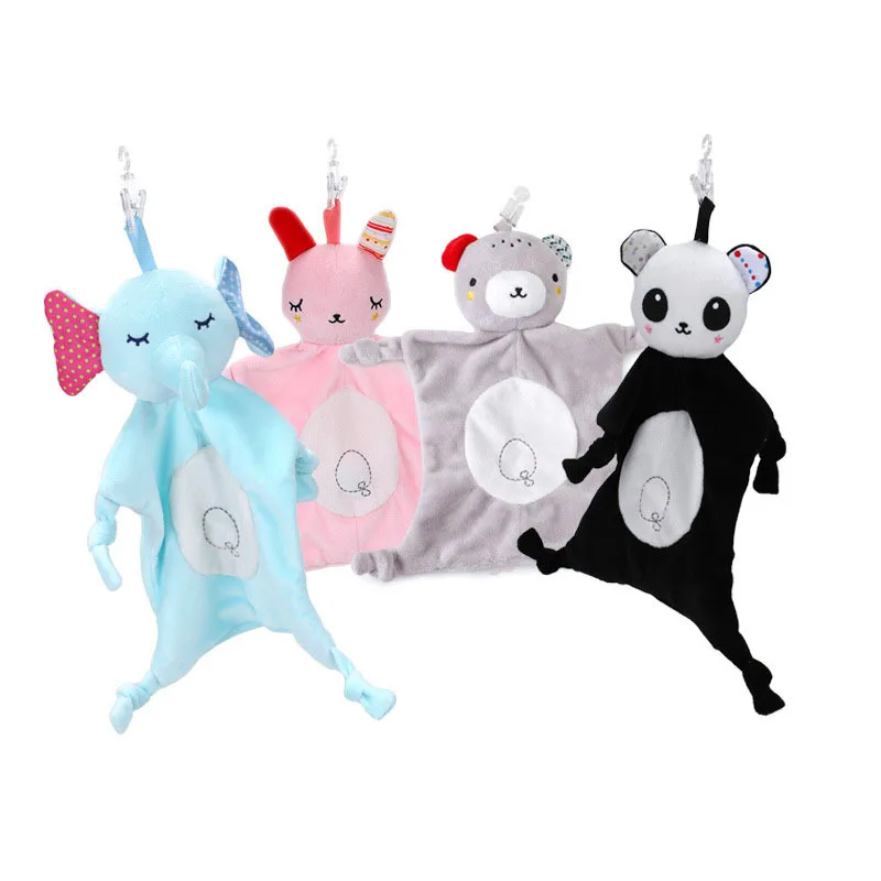 

Мягкая удобная плюшевая игрушка для новорожденных с погремушкой