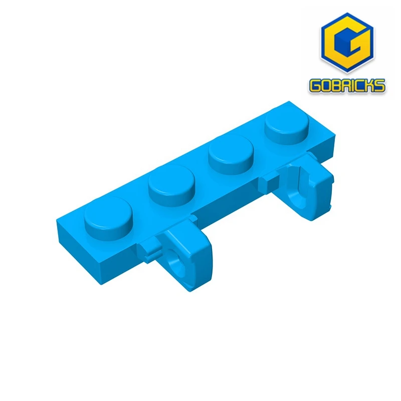 

Gobrick GDS-894 шарнирная пластина 1x4 Блокировка двумя пальцами на боковой стороне, совместимая с конструкторами lego 44568 DIY