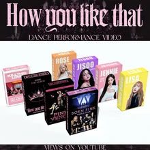 케이팝 블랙 핑크 앨범 포토카드, 지수 제니 리사 로즈, 수집용 로모 카드 세트, 팬 컬렉션 포토카드 선물, 55 개/세트