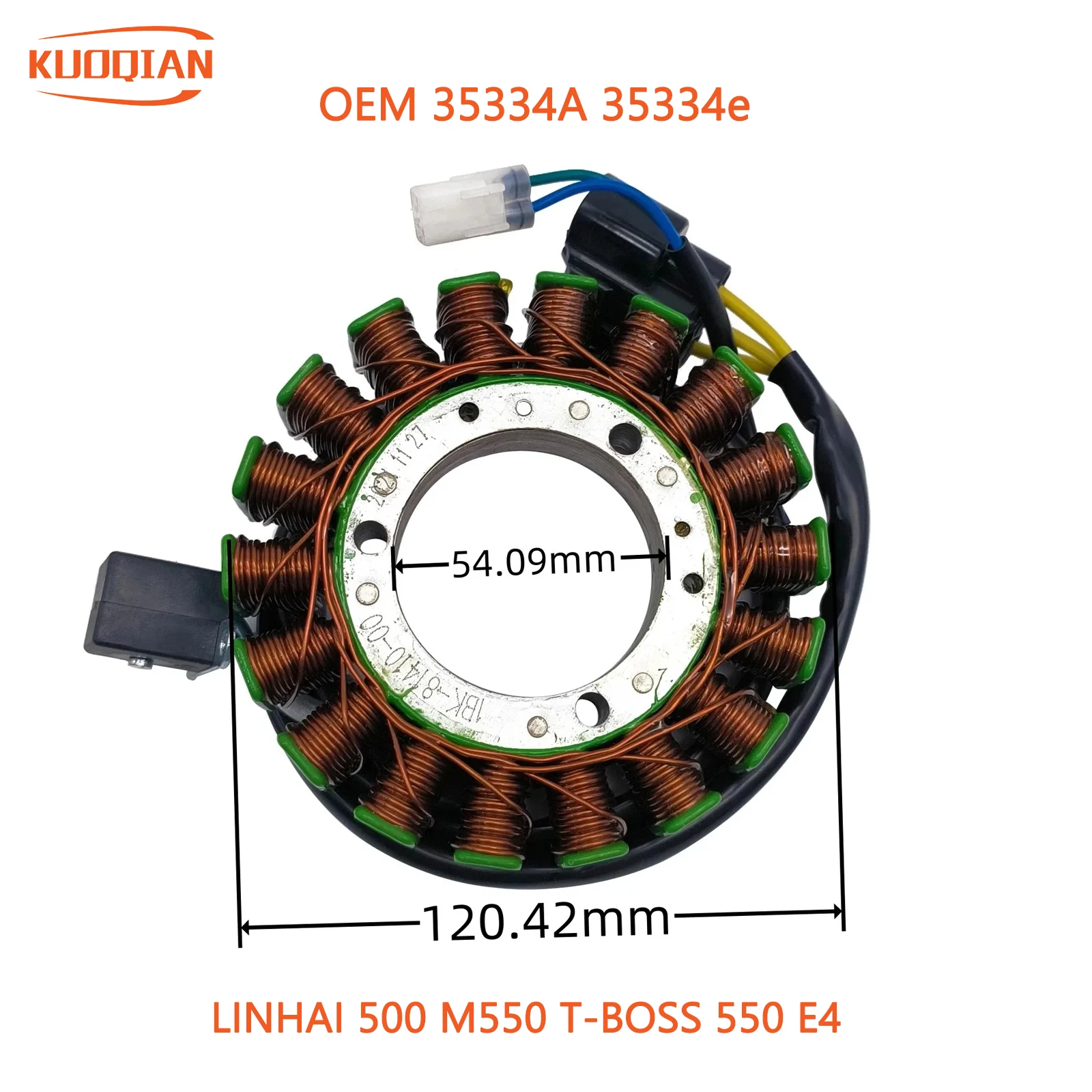 

СТАТОР для LINHAI 500/M550 LINHAI T-BOSS 550 E4, детали No 35334e