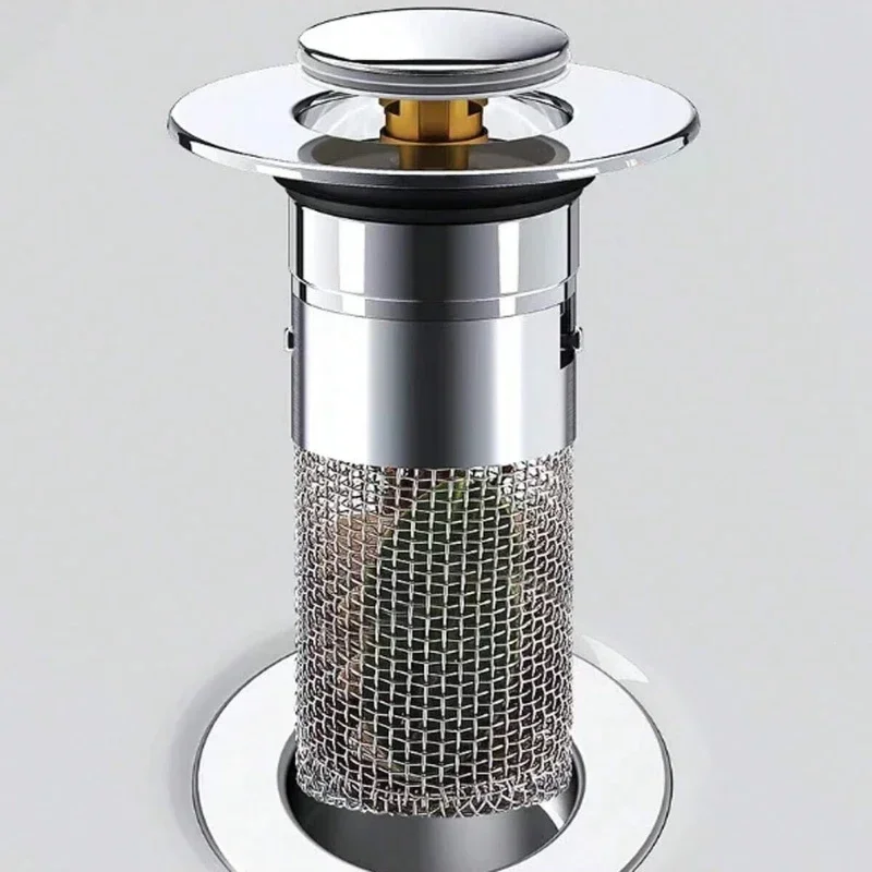 1 шт. пробка для раковины из нержавеющей стали фильтр слива выдвижная раковина с