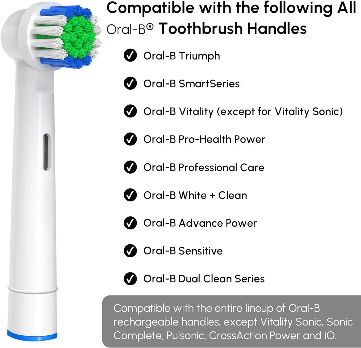 12 шт. сменные головки для электрической зубной щетки Oral-B Braun