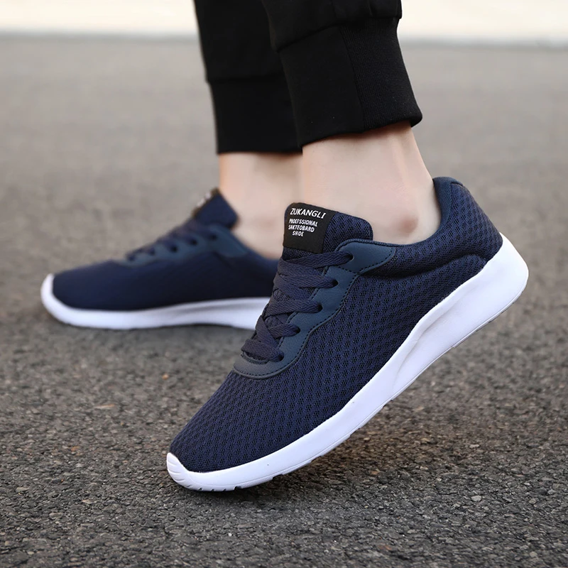 Sneakers Men's Casual Shoes Lace-Up Walking Shoes Women's Breathable Mesh Breathable Tennis Lightweight Unisex Sneakers