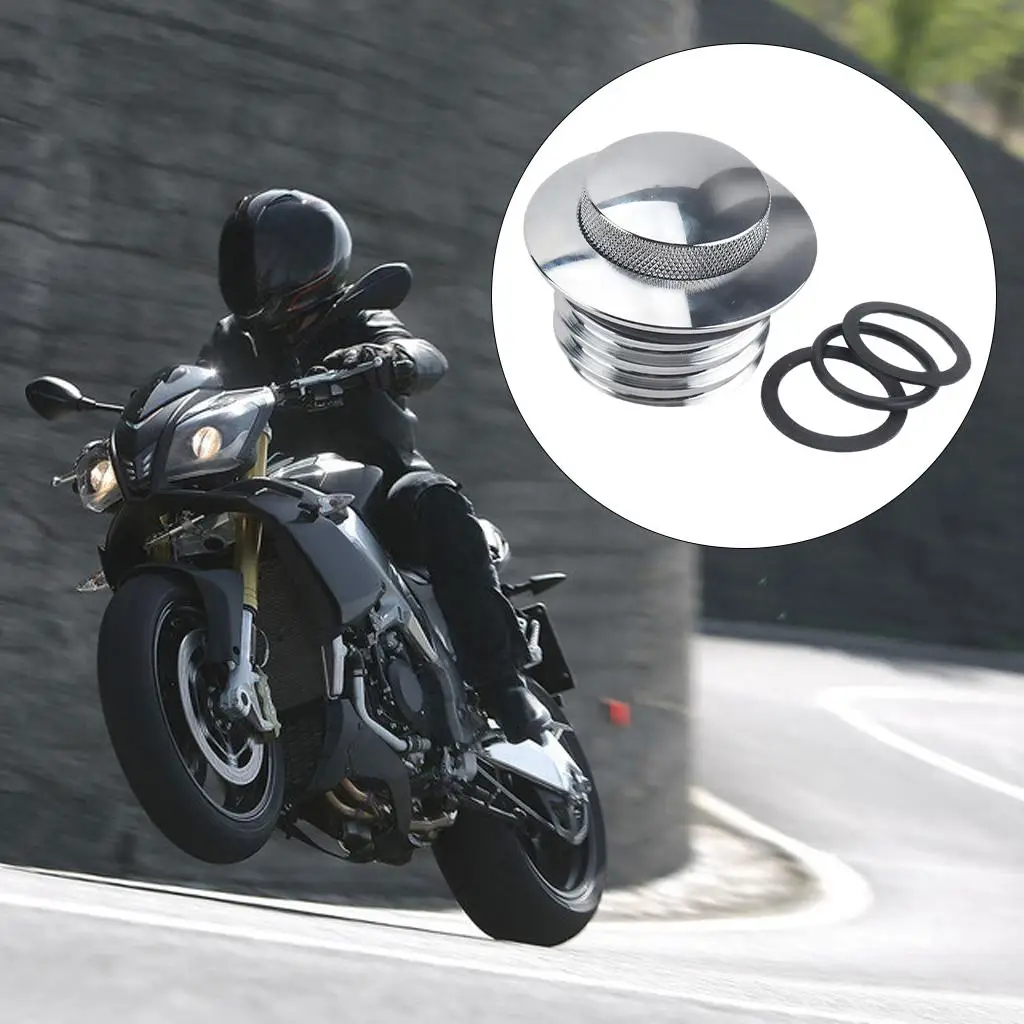 

Motorcycle Fuel Tank PopUp Gas Caps Screw-Type Cover for 1982-2019