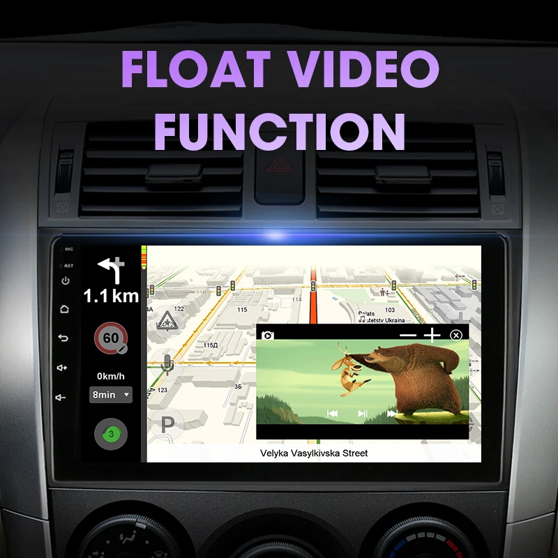 VTopek 9 4G Carplay DSP RDS 2 din Android 11 мультимедиаплеер автомобильного радио с навигацией GPS для Toyota Corolla E140/150 2006-2013 on.