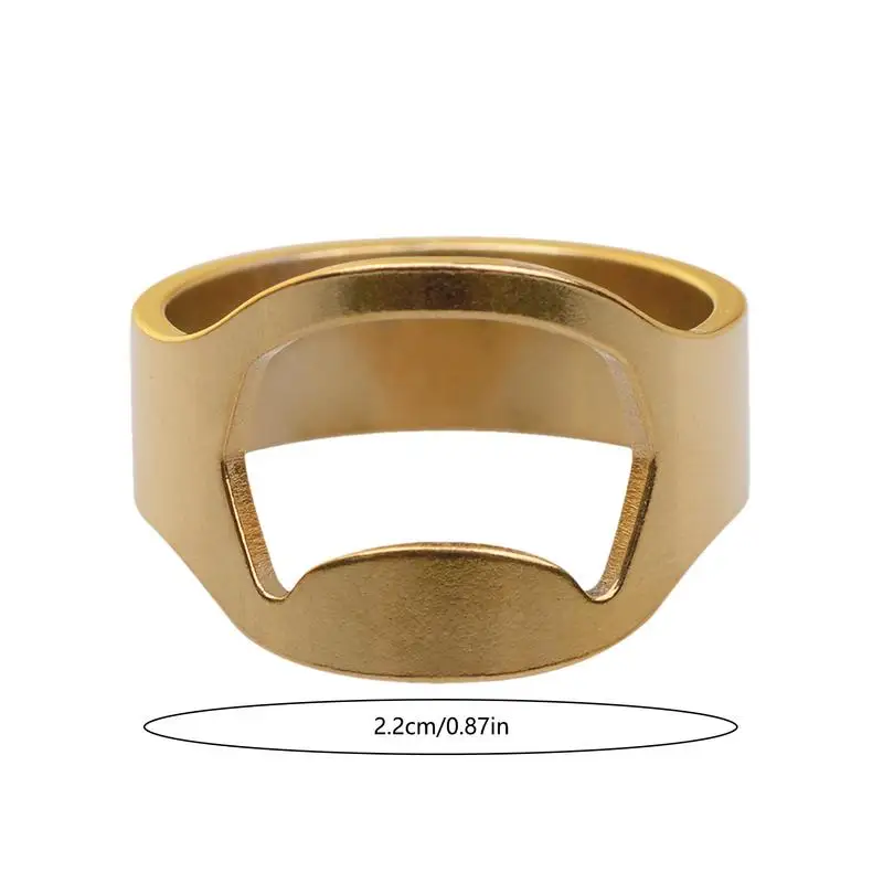 Открывалка для бутылок из нержавеющей стали кольцо на палец открывалка модные