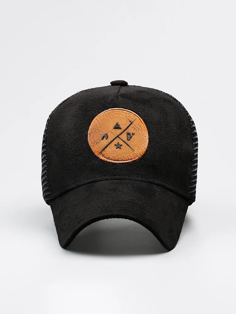 Европейская и американская сетчатая Мужская бейсболка с большими полями высоким