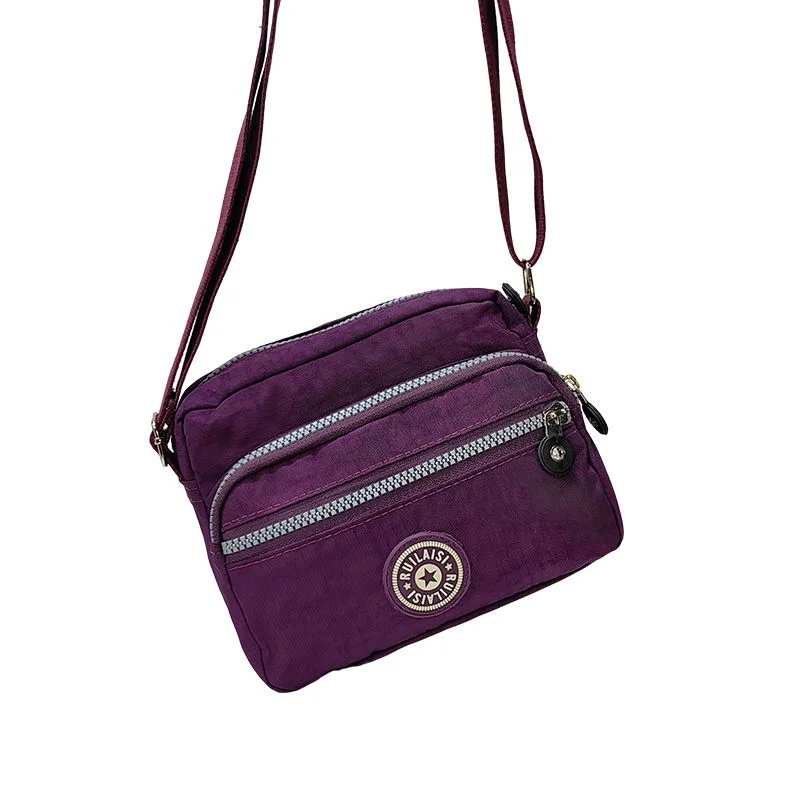 2023 New Crossbody Bag Women Versatile Small Single Shoulder Mobile Phone Wrap Nylon Square Bag