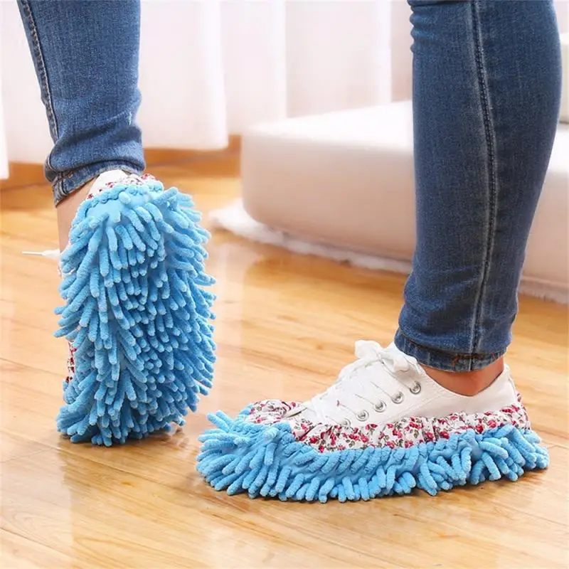 

Washable Chenille Shoes Sets Wipe Shoes Detachable Floor Slipper Sets Both Male And Female Lazy Floor Slipper Sets Floor Slipper