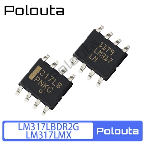 15Pcs LM317LMX/NOPB LM317LMX LM317LBDR2G SOP-8 Adjustable Linear Regulator Chip Polouta