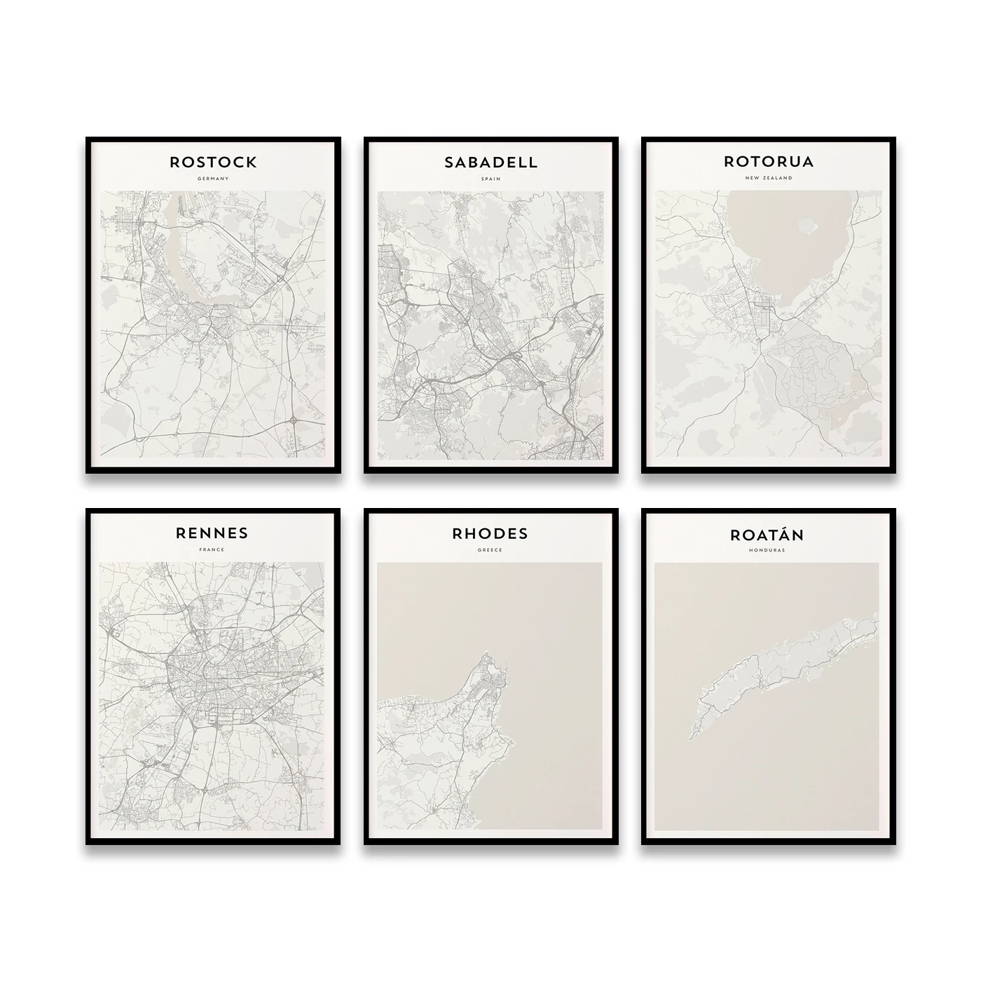 Плакат с картой путешествий KOPHAEL