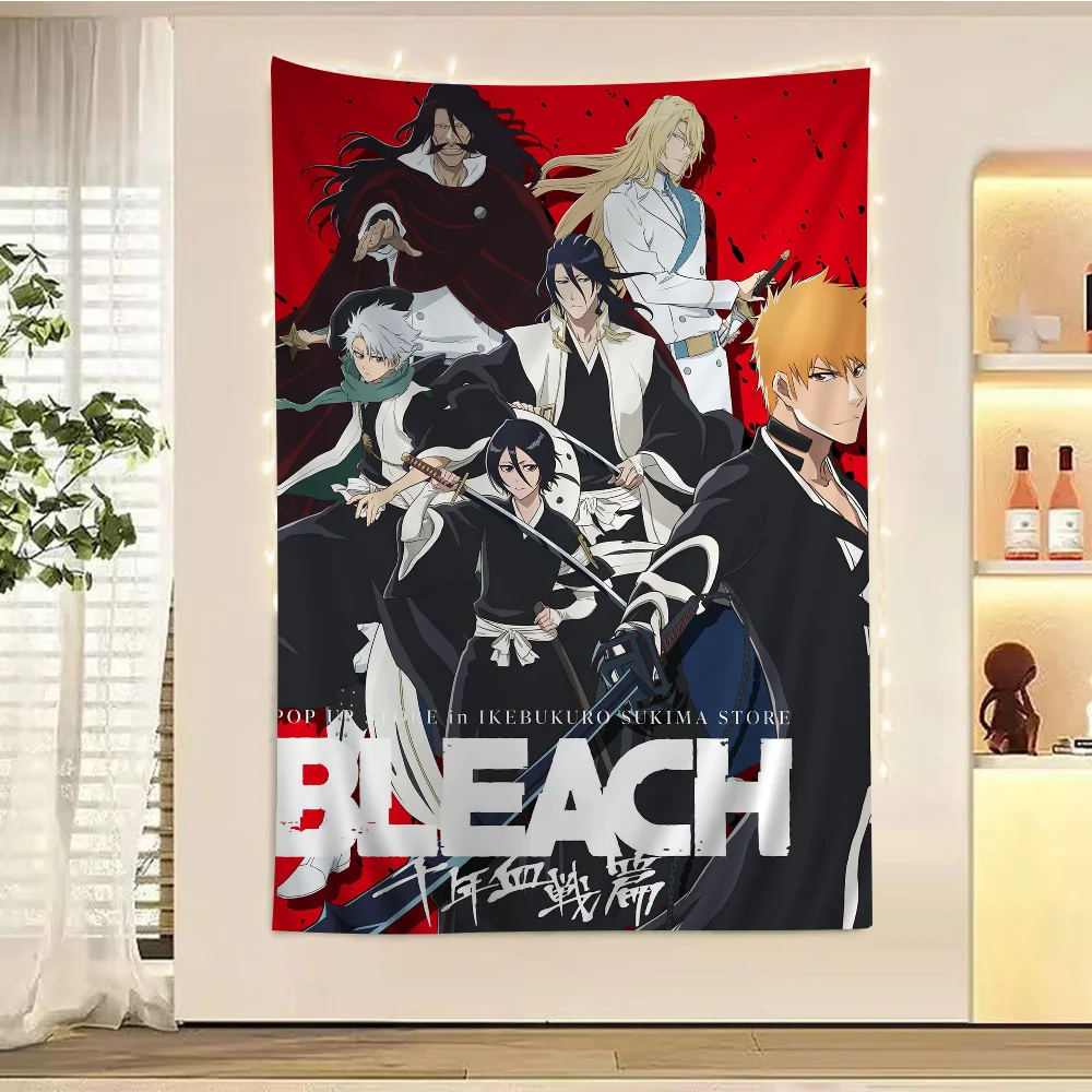 B-Bleach Тысячалетняя кровавая война Красочный гобелен Настенный богемный