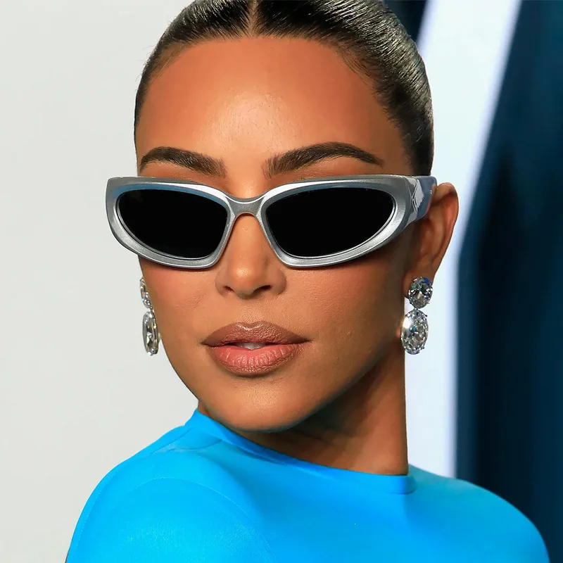 

2023 New Sunglasses Rectangular Sunglasses for Women Man Vintage Outdoor Cycling Sports Hip Hop Punk Sun Glasses UV400 Trend Fem