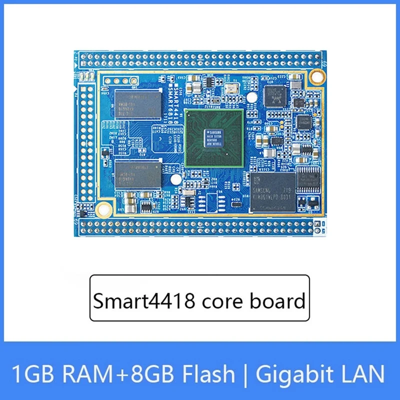 

Smart4418 Core Board S5P4418 Cortex-A9 Quad-Core 1+8G EMMC Open Source Android 7.0/Ubuntu/Openwrt Development Core Board