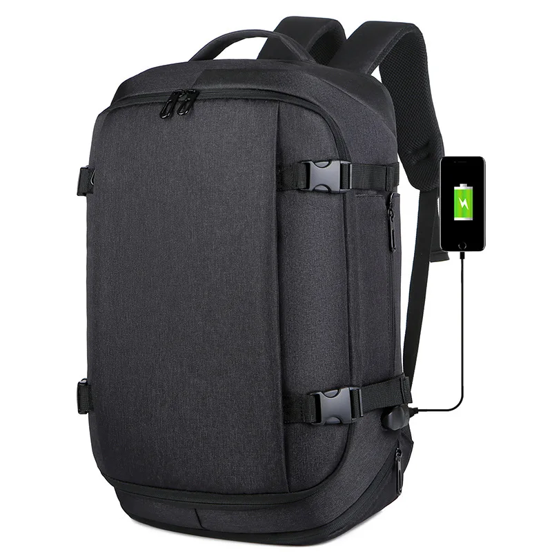 

Multifunctional USB Charging Hand-held Backpack Large Capacity Shoe Storage Position Outdoor Waterproof Travel Backpack Rucksack