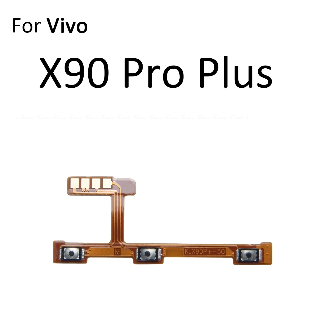 Фото Кнопка включения/выключения питания, гибкий шлейф для Vivo X90 X90s X80 X70 X60 X60t Pro Plus Lite 5G, кнопки отключения звука и регулировки громкости, запчасти №4