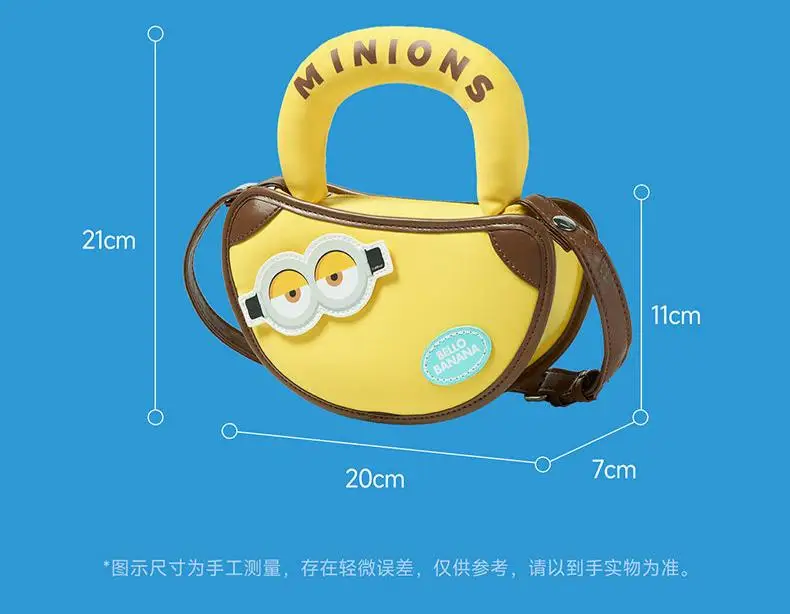 Новая оригинальная сумка-кроссбоди MINISO Minion Series Blind Box в виде банана, таинственная коробка, мультяшная сумочка, подарок для девочек на день рождения, кавайный подарок (art.: 3920dc6750c15) - 3920dc6750c15