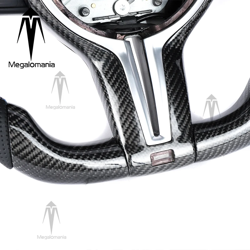 Фото Руль из углеродного волокна со светодиодной подсветкой для BMW F32 F16 F15 F26 F25 F34 F30 F22 F44 F86 F85 M2 M3 M4 M5 M6 M8 X3M X4M X5M X6M X7M X5 X3 №5