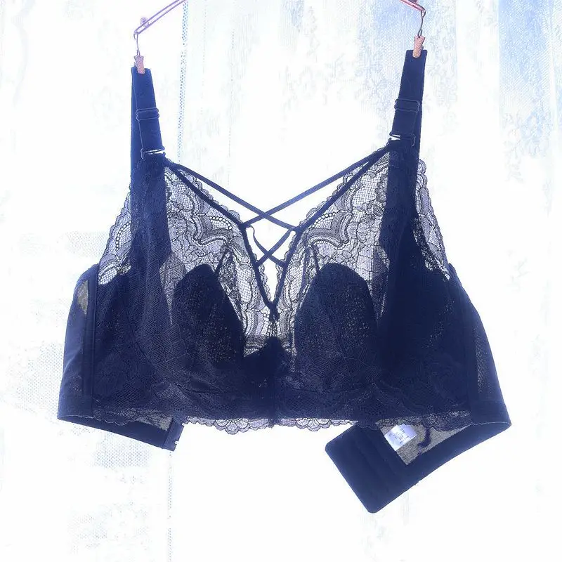 Женский кружевной комплект нижнего белья Ультратонкий с бюстгальтером на