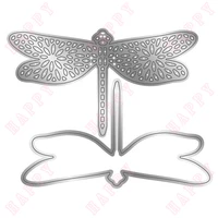 2022 arrival hot new dainty dragonfly metal cutting die scrapbook diary diy decoration embossing template greeting card handmade