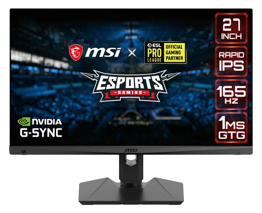 Монитор LCD Optix MAG274QRF 27'' 16:9 2560х1440(WQHD) IPS nonGLARE 300cd/m2 H178°/V178° 1000:1 100M:1 1.07B |