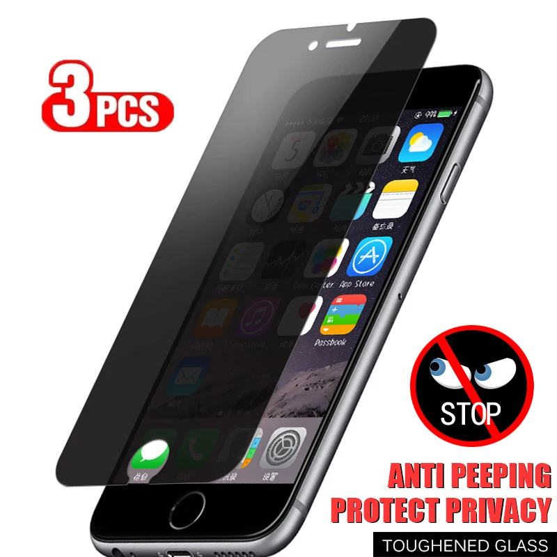 

1-3 шт., антишпионская защитная пленка из закаленного стекла для IPhone 13 11 12 Pro 6S 7 8 Plus 13Mini XS Max XR X