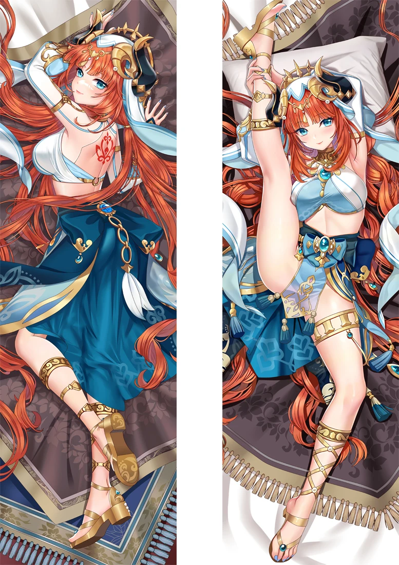 

Наволочка Nilou Dakimakura Genshin с эффектом воздействия, наволочка для подушки Otaku, обнимающая Наволочка на все тело, домашнее постельное белье, декоративный подарок