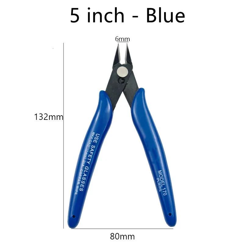 

Мини-плоскогубцы для резки кабеля 3,5/5 дюймов