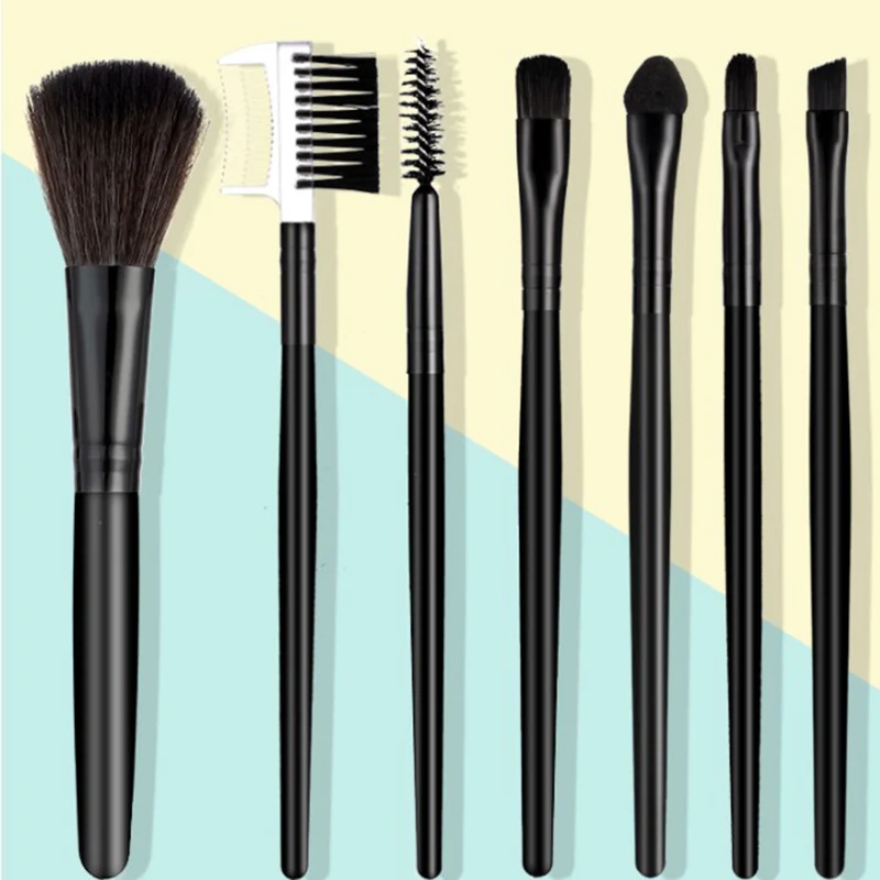 

7pcs Makeup Brushes Tool Cosmetic Eye Shadow Foundation Set For Women Eyeshadow Facial Make Up Beauty Kit