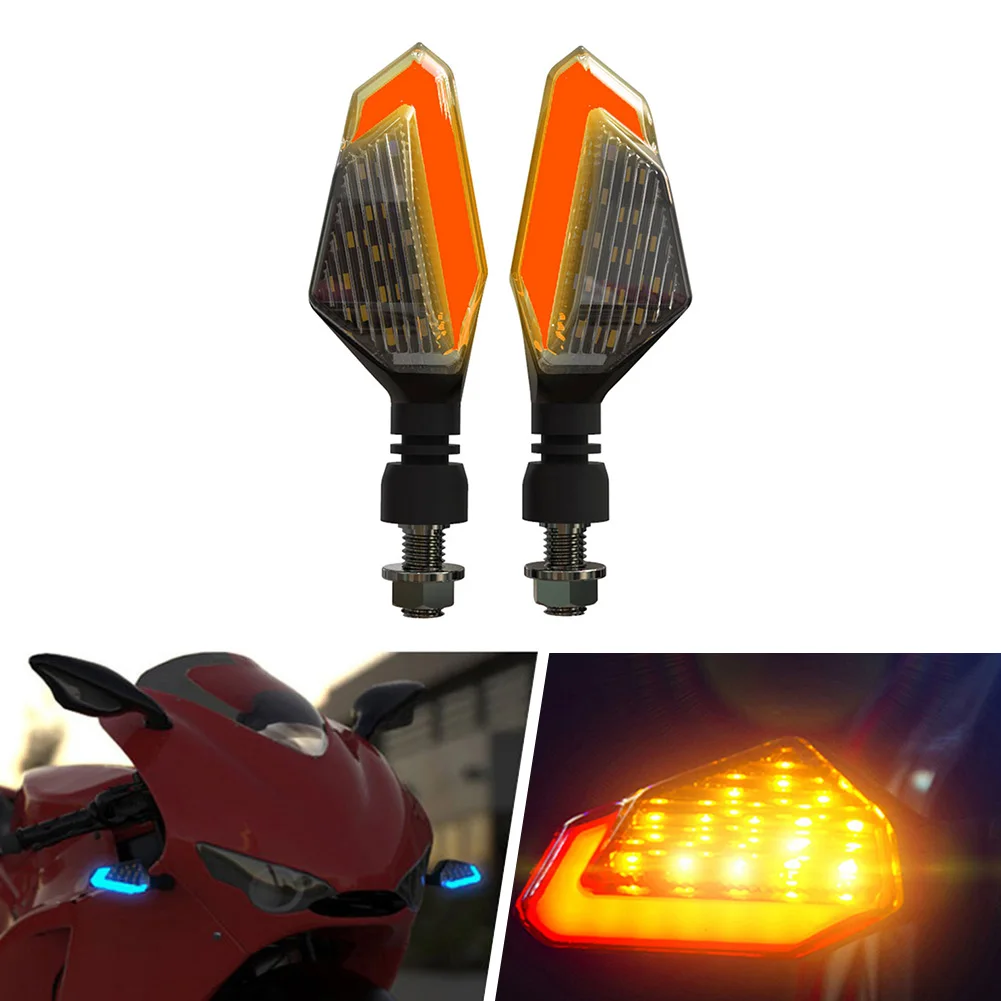 

Сигналы поворота для мотоцикла 2 шт., светодиодные дневные ходовые огни, энергосберегающие, легкая установка, запчасти для мотоцикла