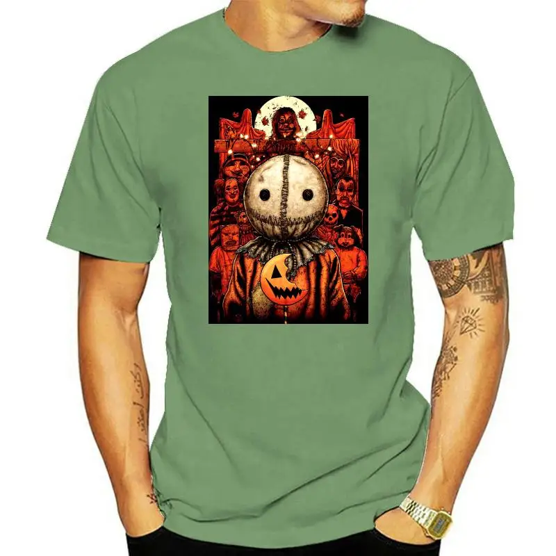 

Trick R Treat Sam Premium Black Regular Fit Horror T Shirt By William Anderson Cartoon T Shirt Men Fashion New Unisex Tshirt