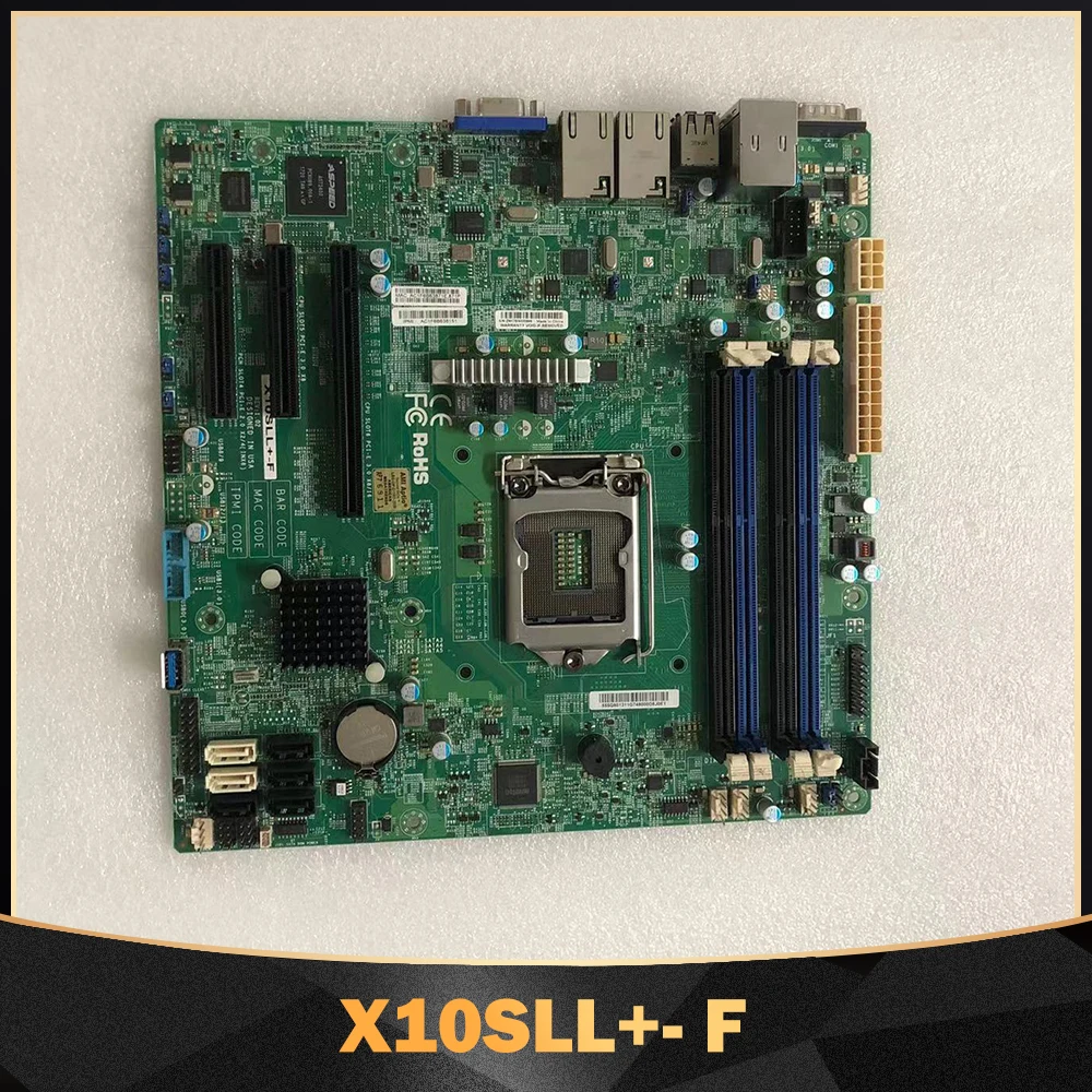 

X10SLL+- F For Supermicro Server Motherboard LGA1150 Pin E3-1200 Series V3