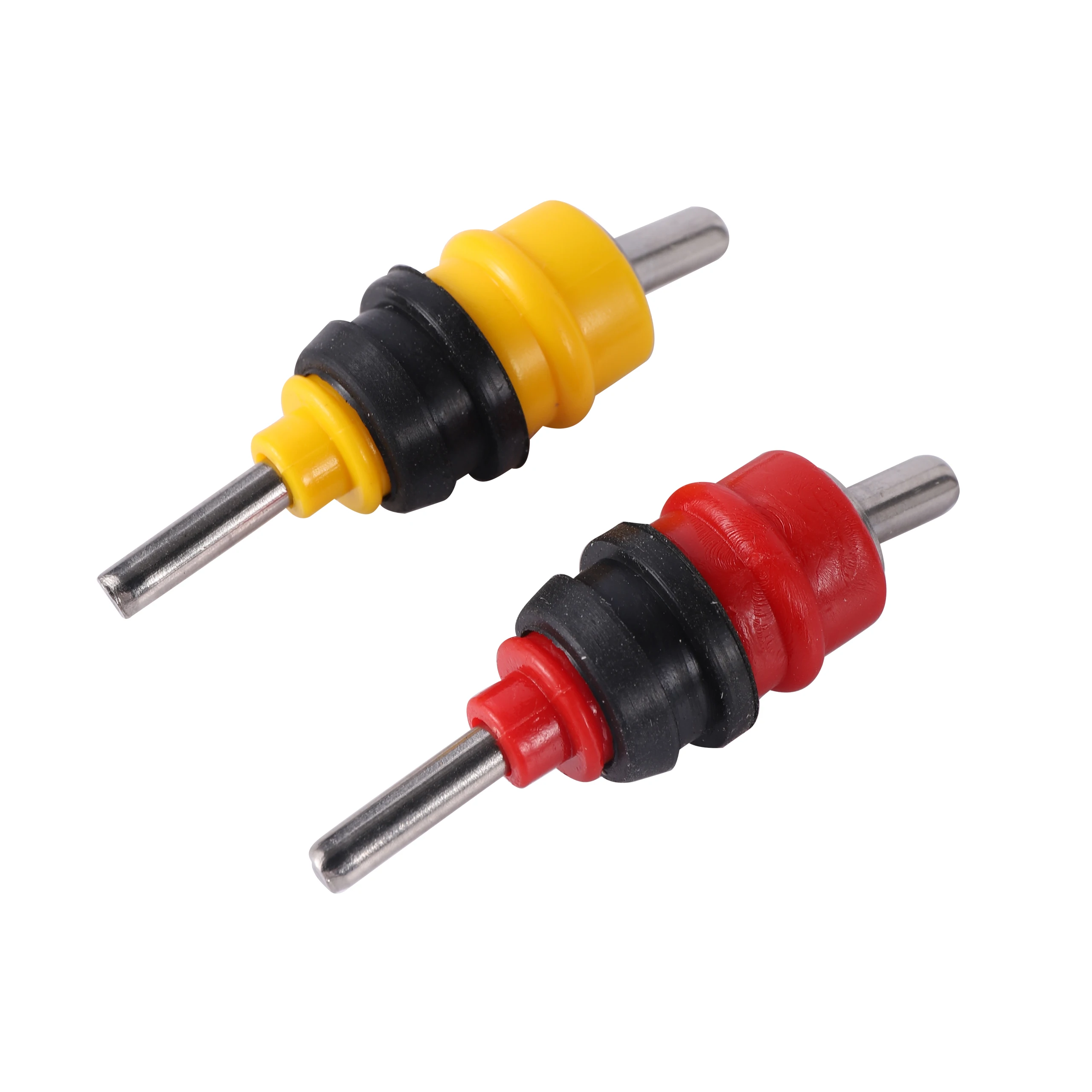 

10pcs Poultry feeding rabbit supplies chick drinker quail pigeon bird automatic drinker nipple drinker yellow red