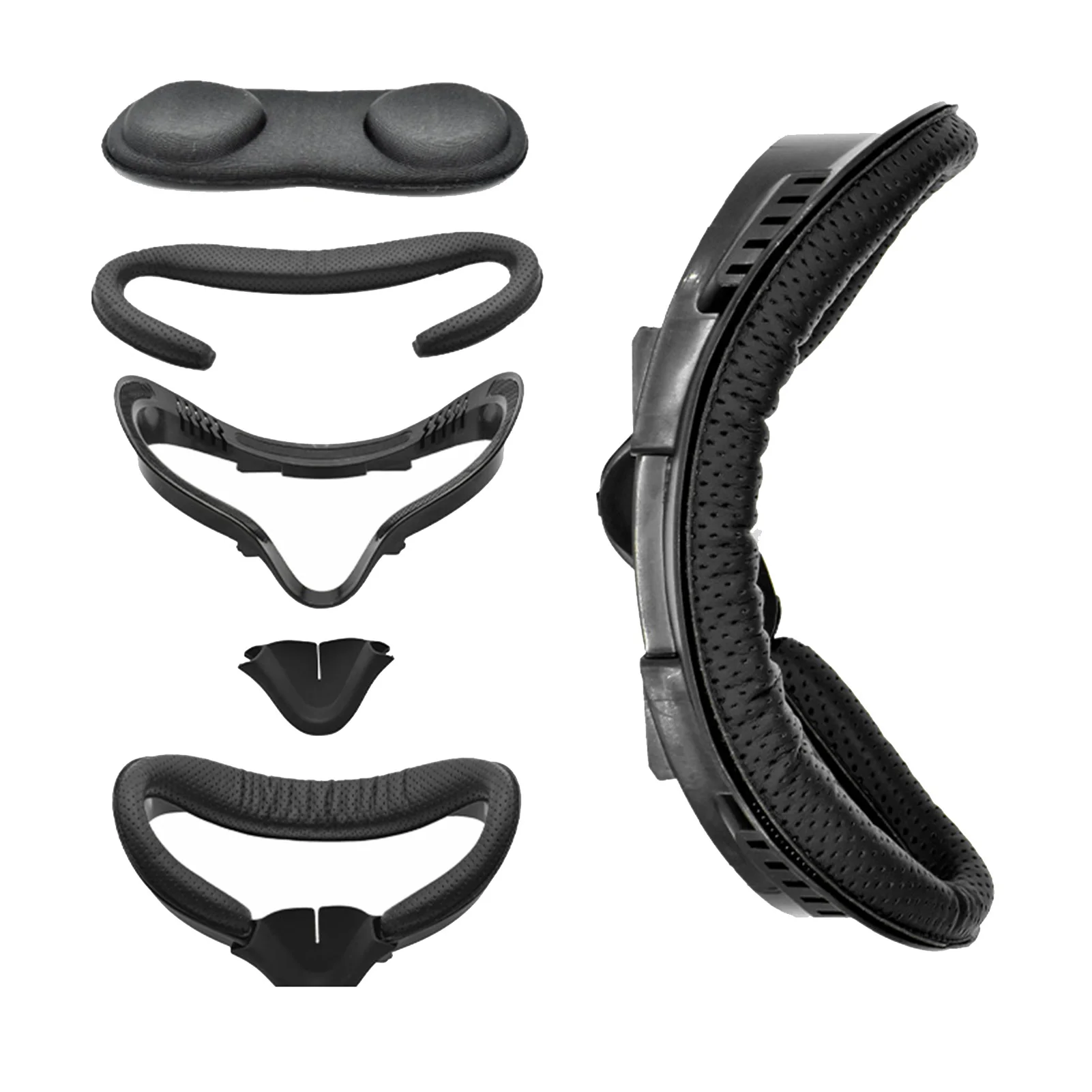 

4 в 1 для Oculus Quest 2 VR сменная подушка для лица, чехол для лица, защитный коврик, Накладка для глаз для Oculus Quest 2, аксессуары для VR