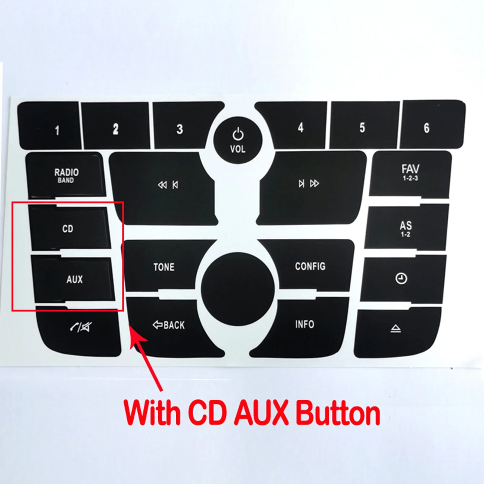 

Для Buick Encore и Verano CD радио кнопка для ремонта наклеек наклейки для салона автомобиля аксессуары автомобильные наклейки