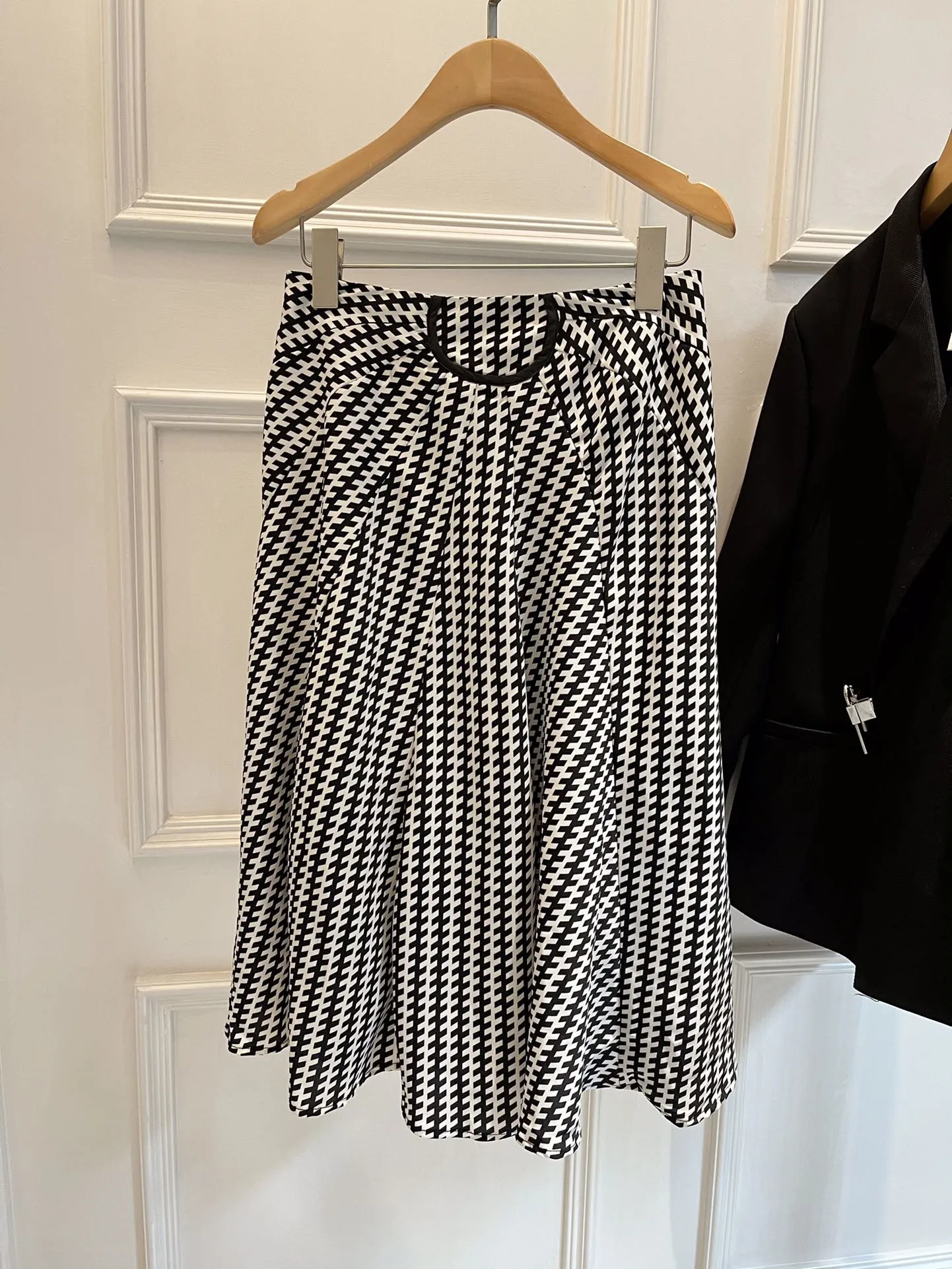 

Dress Woman Skirt Even Summer Parti Clothes Mini Skirts Female Pleatsd Printing 2022 Silk Fishbone Print Apparel