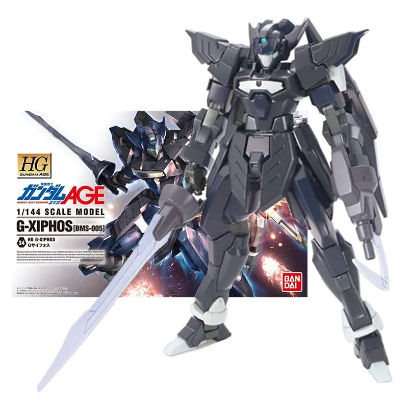 

Bandai Figure Gundam Model Kit Anime Figures HG G-Xiphos BMS-005 Mobile Suit Gunpla Action Figure Toys For Boys Children's Gifts