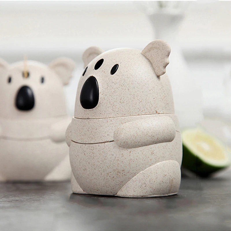 Держатель Для Зубочисток Koala с мультяшным рисунком настольный автоматический