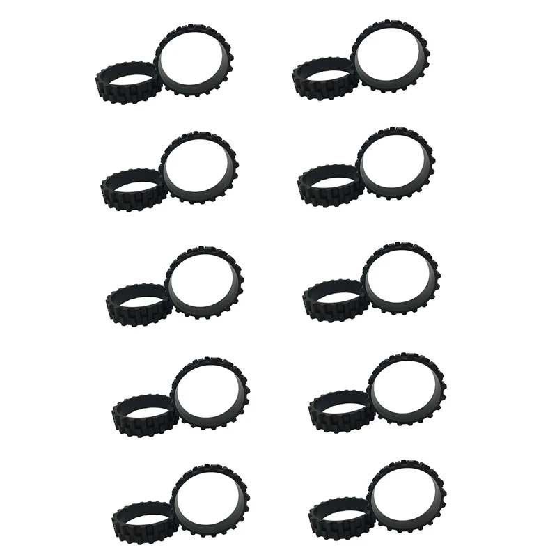 

20X Wheel Tires For XIAOMI 1St 1S Robot Vacuum Cleaner Roborock S50 S55 S5 MAX Wheels Anti-Slip Replacement Accessory