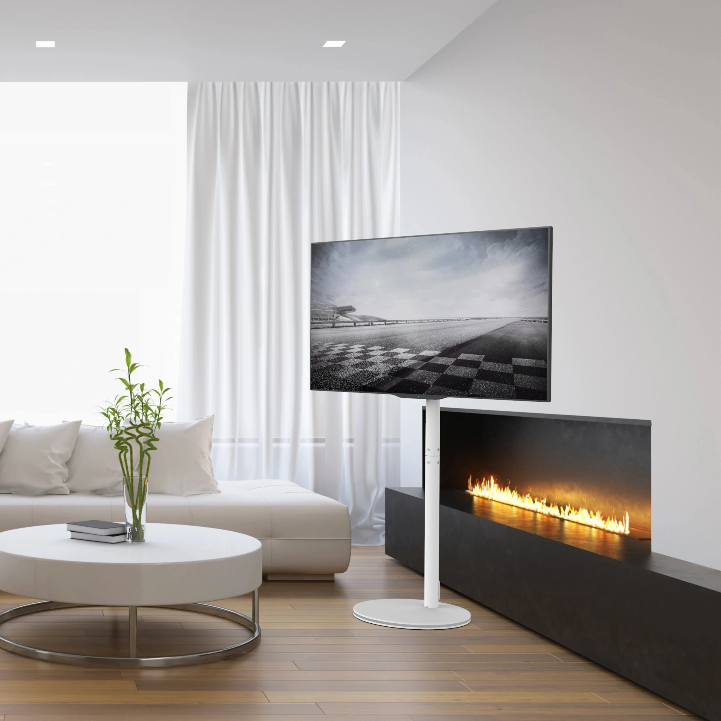 Светодиодный элегантная автономная современная напольная подставка для