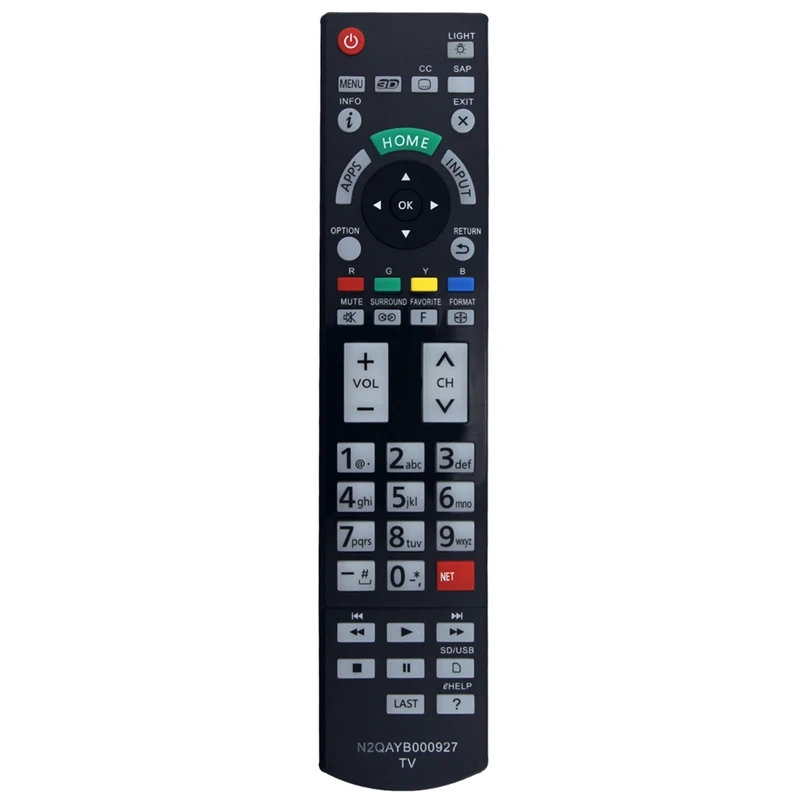 Замена пульта дистанционного управления N2QAYB000927 для Panasonic 4K HD TV TC58AX800U TC65AX800U TC65AX900U