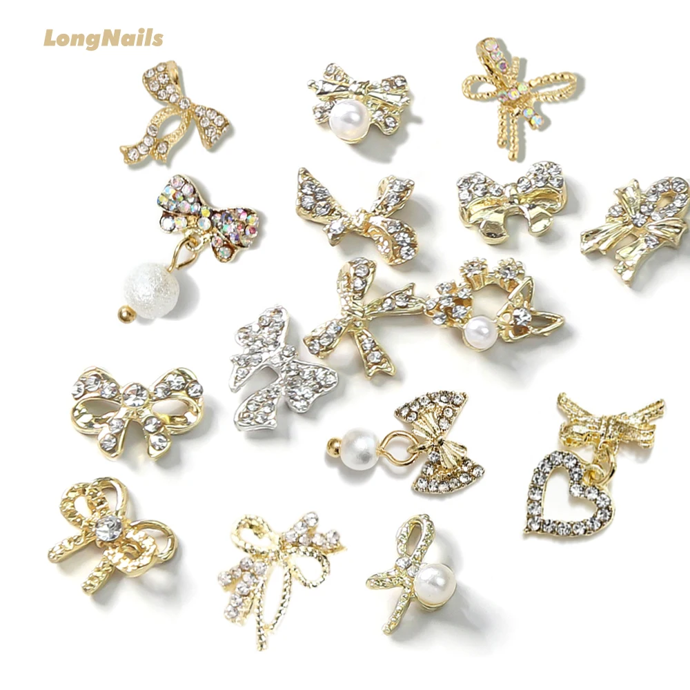 10 шт. шикарный подарок лента бант украшение узел шармы Золотой многослойный