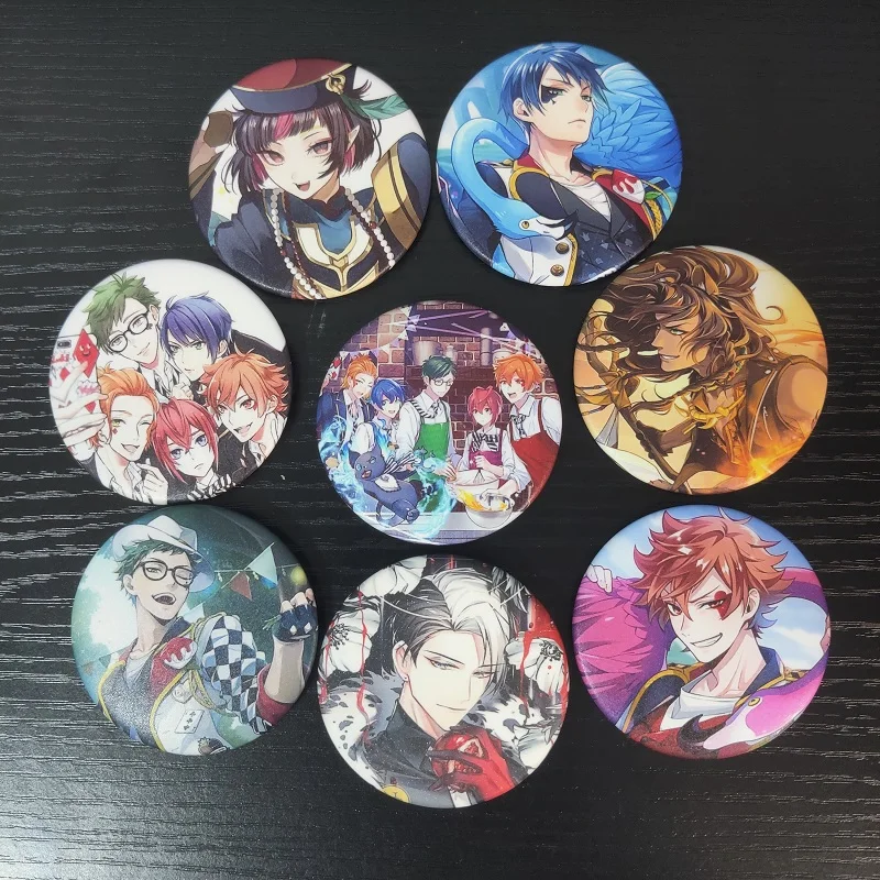 

Twisted Wonderland Anime Game New Badge Accessories Riddle Rosehearts Exquisite Decoration Props Gift Hot Sale Fans Collection