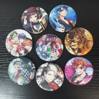 twisted wonderland anime game new badge accessories riddle rosehearts exquisite decoration props gift hot sale fans collection