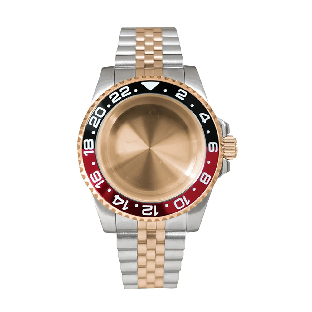 40 мм водонепроницаемый чехол SUB браслет юбилей сапфировое стекло 38 GMT БЕЗЕЛЬ для