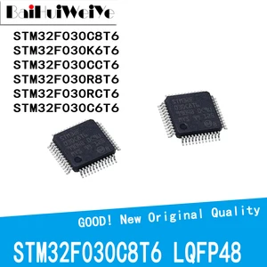 STM32F030C8T6 STM32F030K6T6 STM32F030CCT6 STM32F030R8T6 STM32F030RCT6 STM32F030C6T6 SMD LQFP48 New Good Quality Chipset
